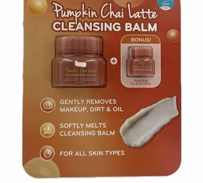 Pumpkin Chai Latte Cleansing Balm, Bonus Travel Size Jar