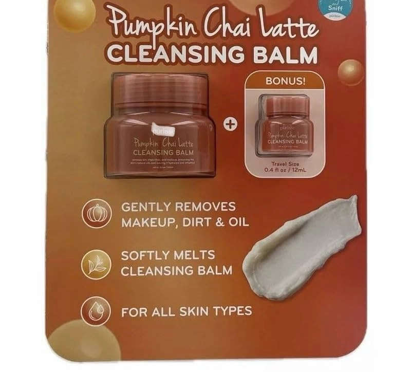 Pumpkin Chai Latte Cleansing Balm, Bonus Travel Size Jar