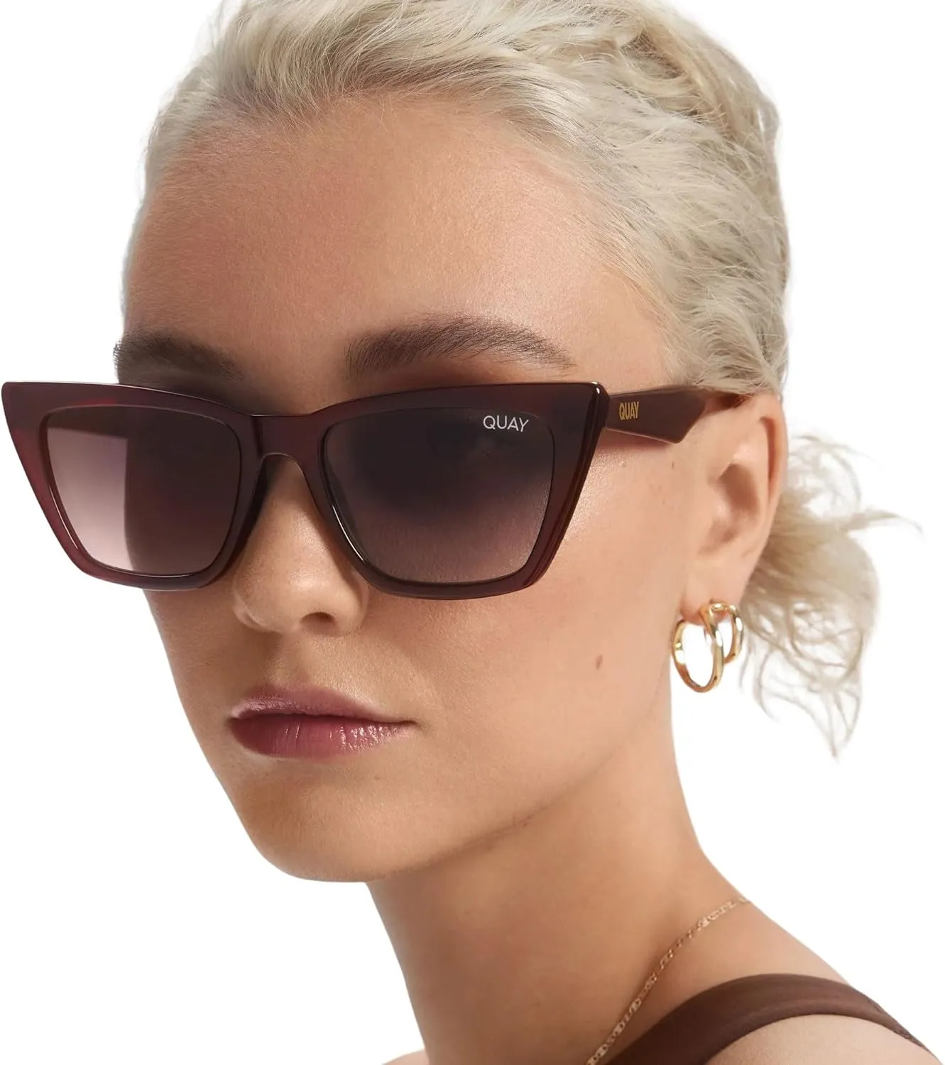Quay Women's Call The Shots Cat Eye Sunglasses