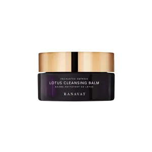 RANAVAT Lotus Facial Cleansing Balm - Gel to Milk Makeup Remover Balm for Balanced & Restored Skin - Resurfacing Facial Cleanser with Blue Tansy Oil   Jasmine (3.4 oz)