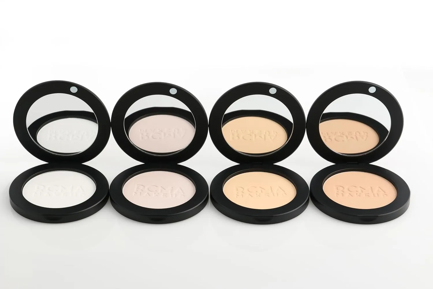 RCMA Makeup Premiere Pressed Powders | Setting Powder | Talc Free | Vegan | Flawless Finish | Lasting Perfection | Professional Makeup (Amber)