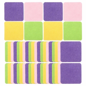 SAFIGLE 4 Bags Nail Polish Remover Pads Soft Makeup Remover Pads Reusable for Eye Makeup Cleaner