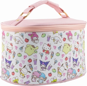 Sanrio Hello Kitty Makeup Bag – Makeup Organizer, Travel Toiletry Bag for Women & Girls | Cute Cosmetic Bag, Train Case for Kids, Travel Bag, Toiletry Bag for Women, Make up Storage | Ages 3 