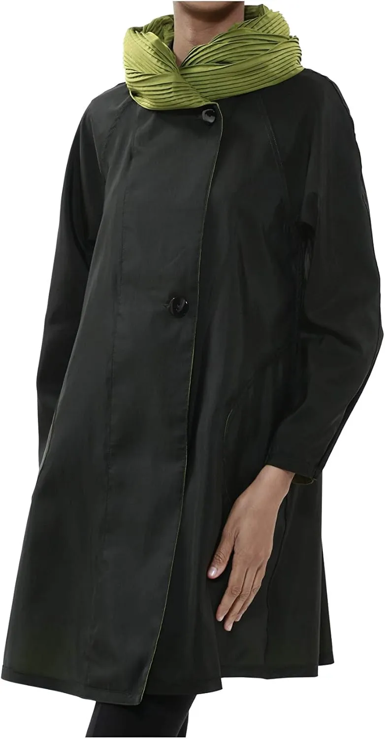 Short Donatella Fashion Travel Raincoat