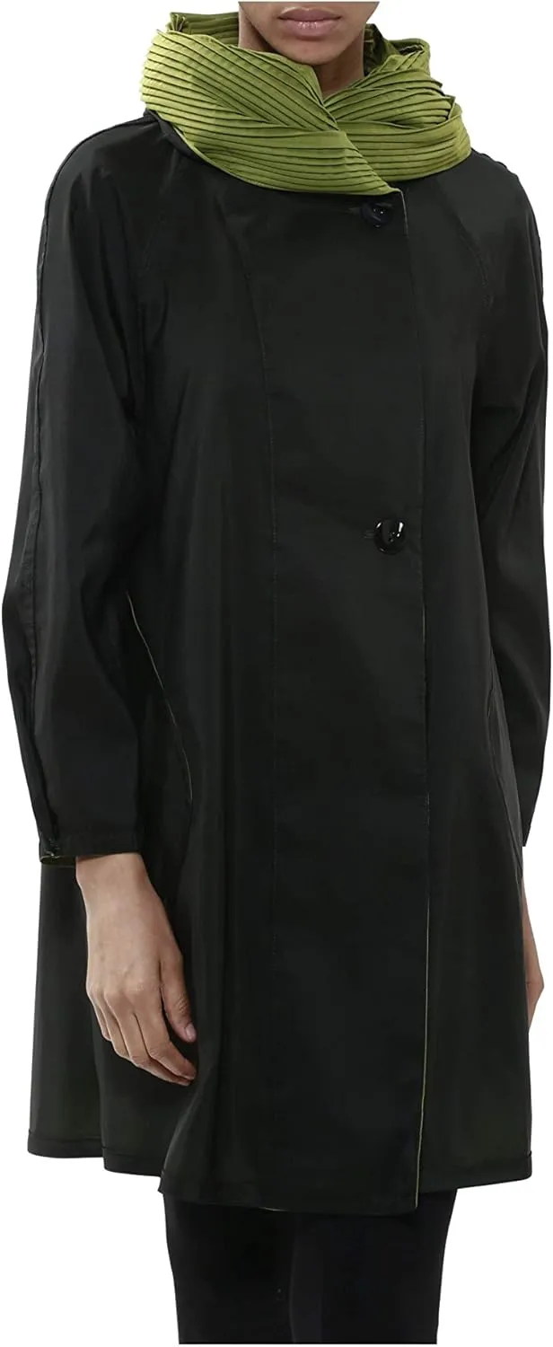 Short Donatella Fashion Travel Raincoat