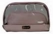Signare CLEAR TOILETRY BAG SET 2 BAGS - LIGHT MAUVE