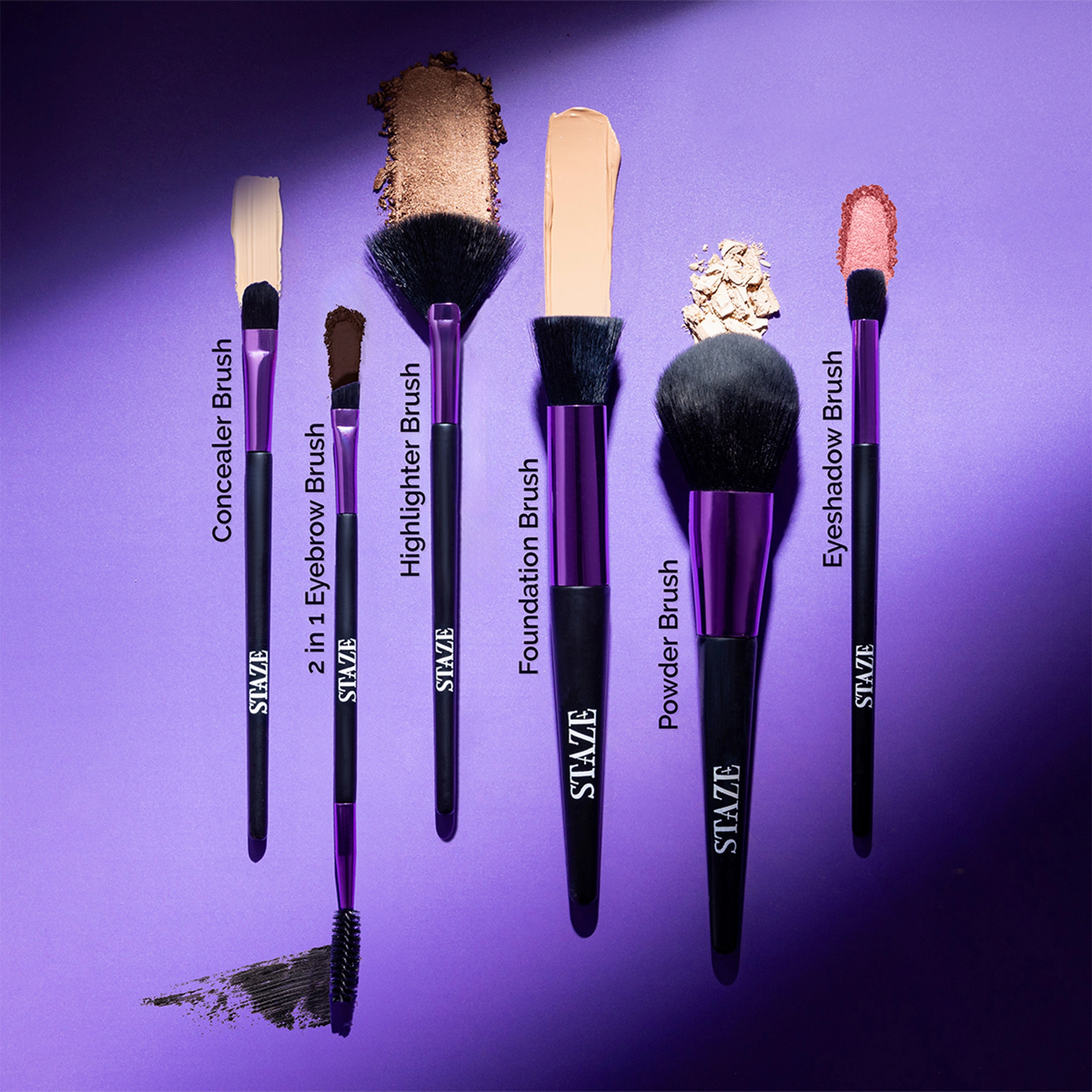 Studio Finish Set of 6 Makeup Brushes