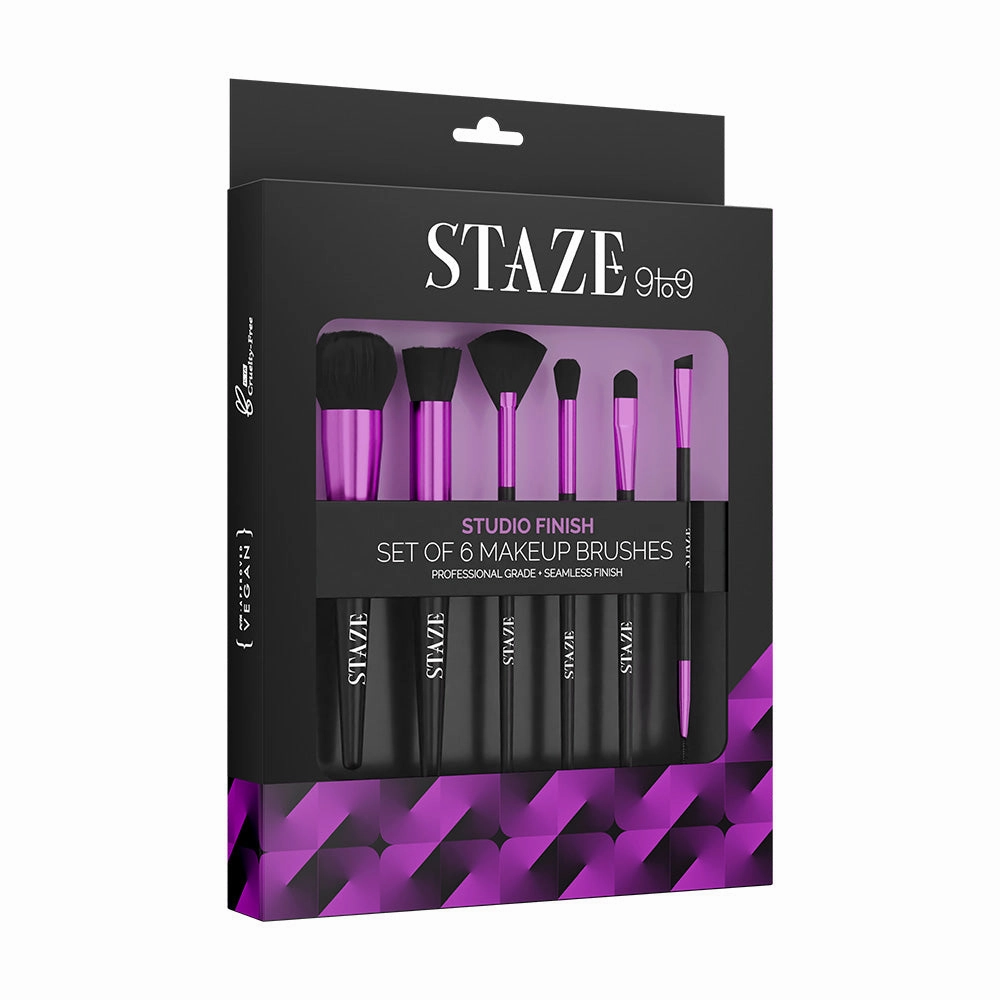 Studio Finish Set of 6 Makeup Brushes