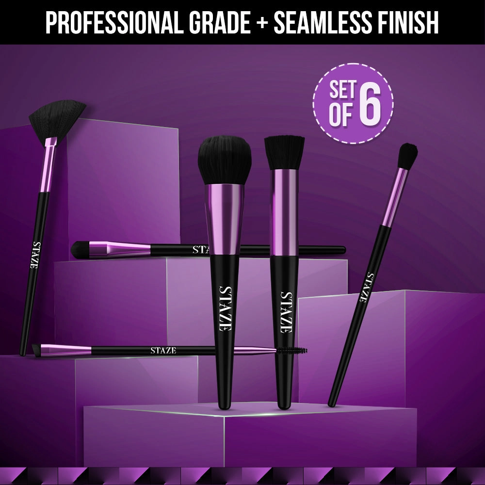 Studio Finish Set of 6 Makeup Brushes