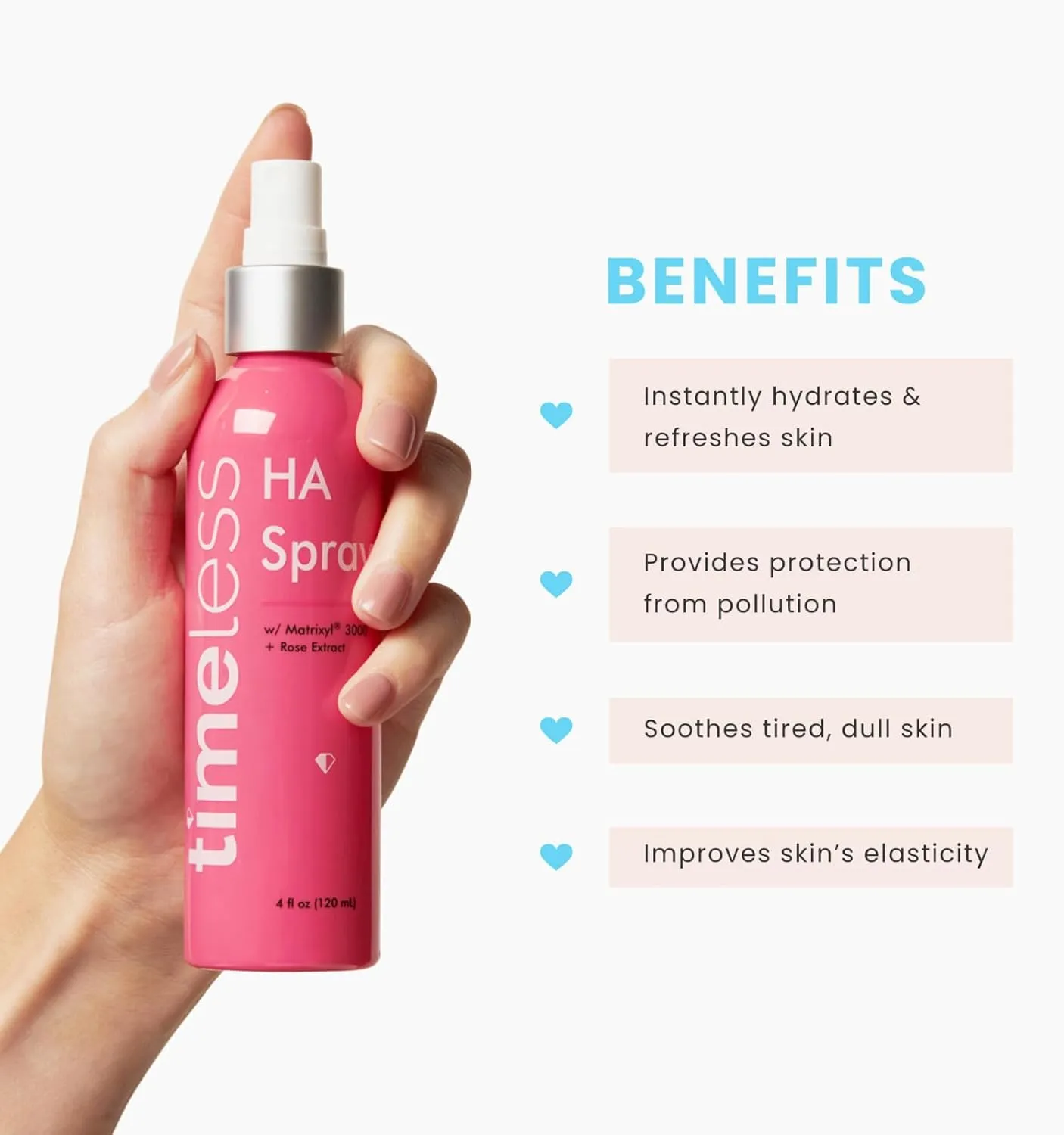 Timeless Skin Care HA Matrixyl 3000 Spray - Rose Women 4 oz