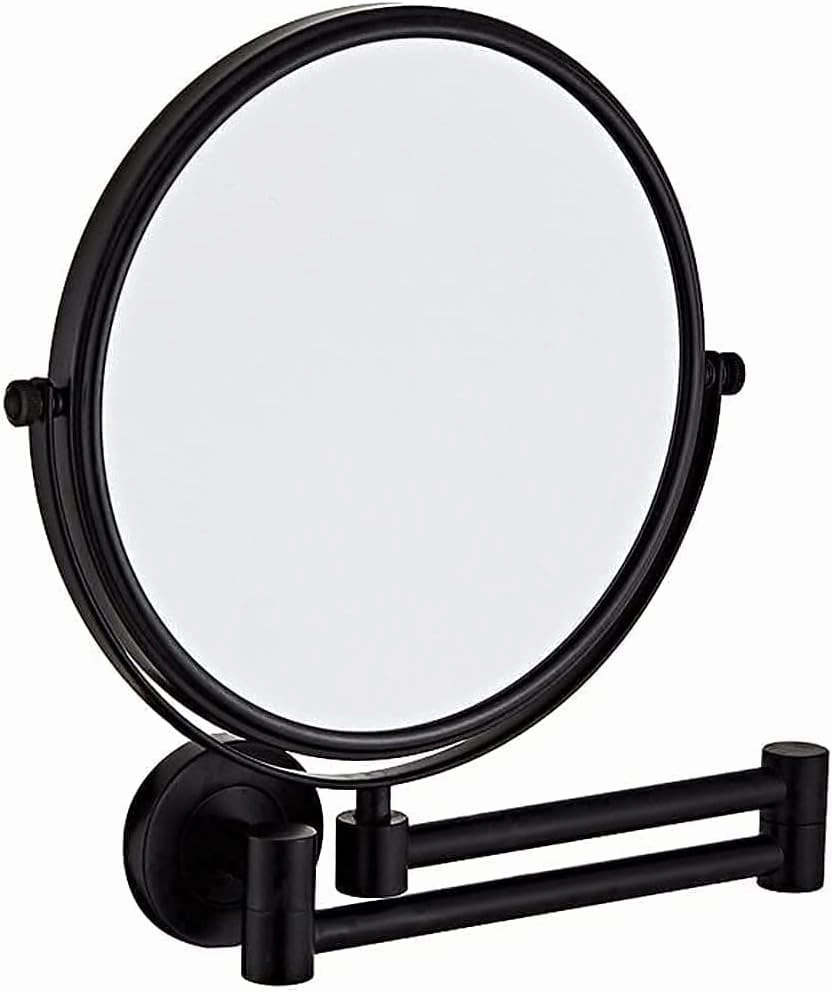 Vanity Mirror, Wall Mounted Makeup Mirror with 10X Magnification, 8 Inch Double Sided Vanity Magnifying Mirror, Cosmetic Mirror Shaving Mirror for Bathroom Gold