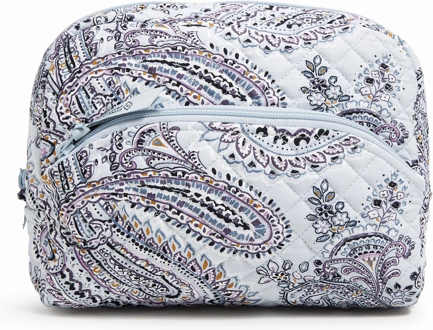 Vera Bradley Women's Cotton Large Cosmetic Makeup Organizer Bag