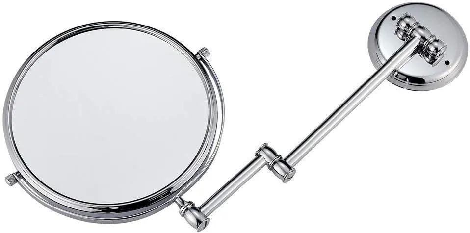 Wall Mounted Makeup Mirrors Magnifying Extend Sturdy Adjustable Shaving Cosmetic Mirror Bathroom Vanity Mirrors