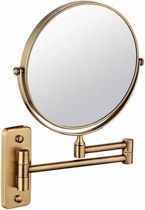 Wall Mounted Cosmetic Mirror 3X/1X Magnification Makeup Mirror Free Rotation for Beauty Makeup/Bathroom Shaving(#4)