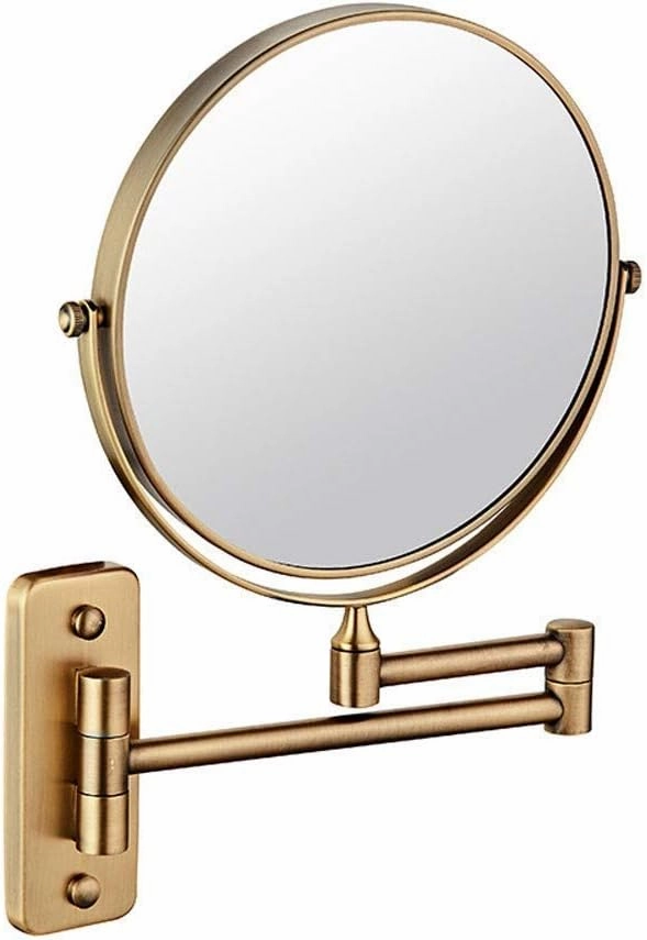 Wall Mounted Cosmetic Mirror 3X/1X Magnification Makeup Mirror Free Rotation for Beauty Makeup/Bathroom Shaving(#4)