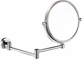 Wall-Mounted Makeup Mirror Wall-Mounted 8-inch Cosmetic Mirror Folding Double-Sided 3X Magnifying Mirror