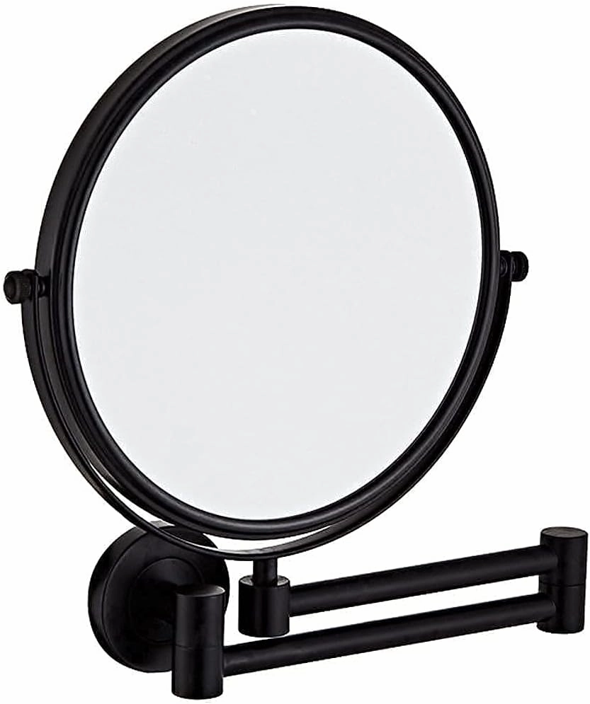 Wall Mounted Makeup Mirror with 10X Magnification, 8 Inch Double Sided Vanity Magnifying Mirror, Cosmetic Mirror Shaving Mirror for Bathroom