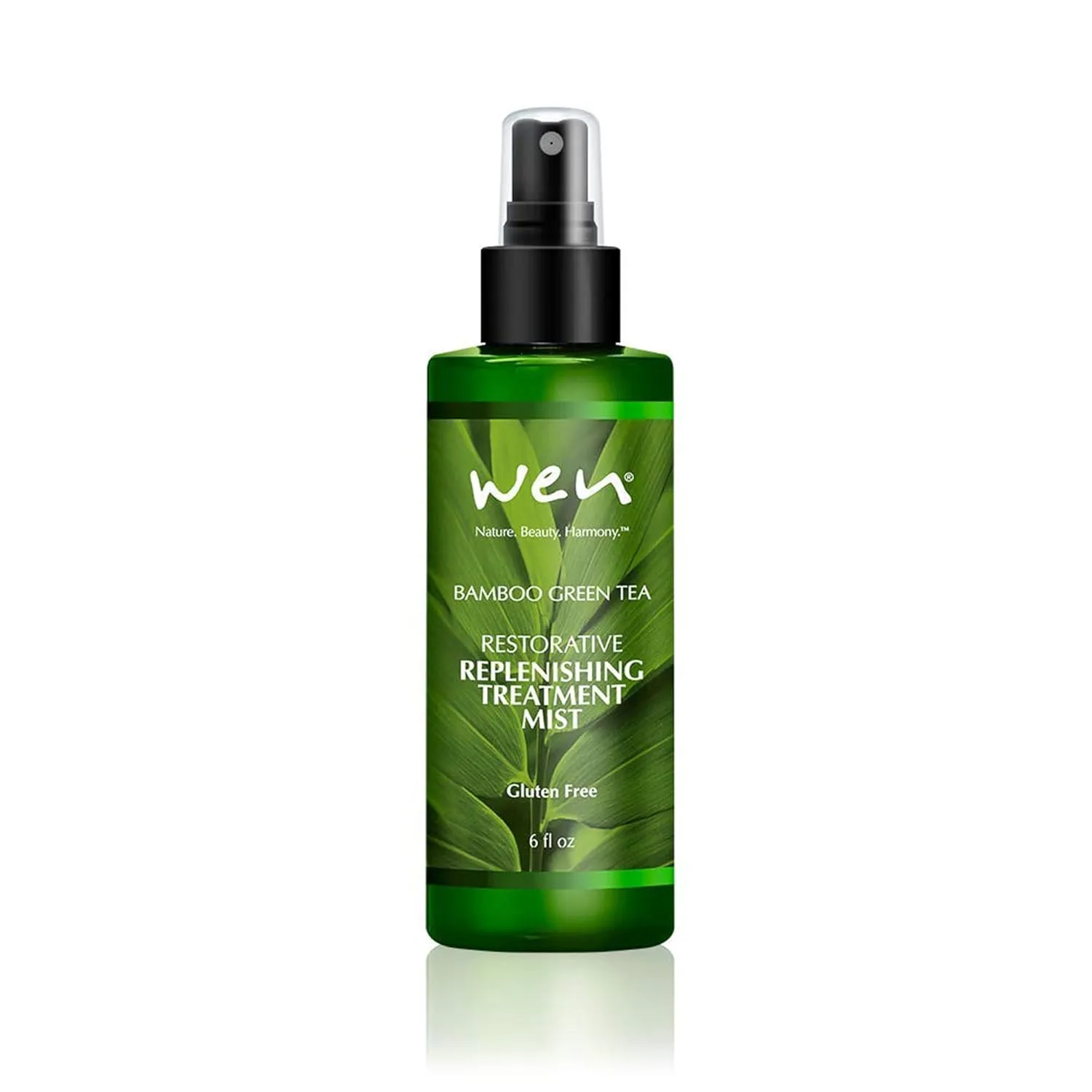 WEN by Chaz Dean Replenishing Treatment Mist - Hydrating Hair Mist, Hair Oil Spray, Weightless Hair Shine, Frizz Control Spray for Wavy, Curly or Straight Hair - Bamboo Green Tea, 6 Fl Oz (Pack of 1)