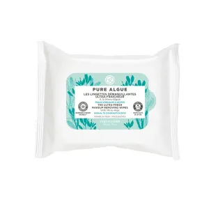 Yves Rocher Ultra-Fresh Makeup Removing Wipes for Normal to Combination Skin ? Pure Algue ? 20 Ct ? Pack of 1