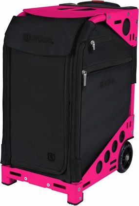 ZUCA Travel Cases for Artists and Professionals - Makeup Case with 5 Vinyl Utility Pouches, Travel Cover, 41" Telescoping Handle, Rolling Wheels & Sturdy Aluminum Frame for Makeup Artists and Creative